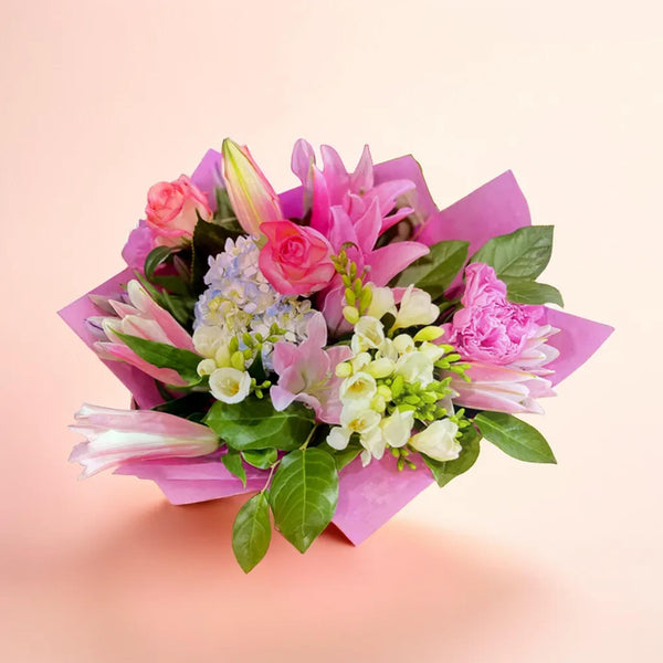 Wynn's Pink Elegance Bouquet Arrangements - Signature Floral Symphony